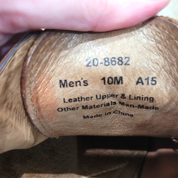 Johnston & Murphy Brown Leather Men's Derbys - Picture 3 of 7